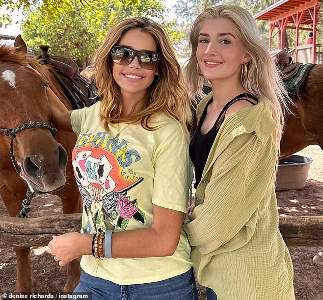 Sami, who has her mother Denise Richards' blessing to engage in sex work, charges her subscribers $75 for explicit videos and photos of herself simulating sex acts in the shower.