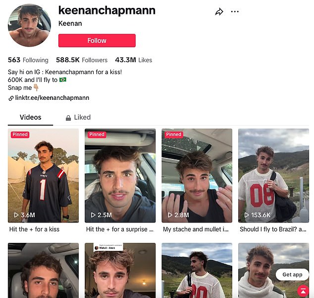 Brazilian fans have been flooding Chapman's TikTok with comments and views, with some videos racking up millions of views as rumors grow about the resemblance.