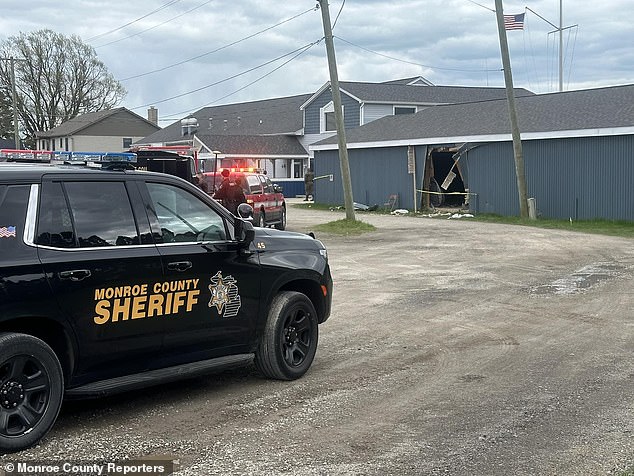 The horror unfolded Saturday around 3 p.m. in Berlin Township, Michigan, when authorities said the vehicle flew more than 25 feet toward the Swan Boat Club where the party was being held.