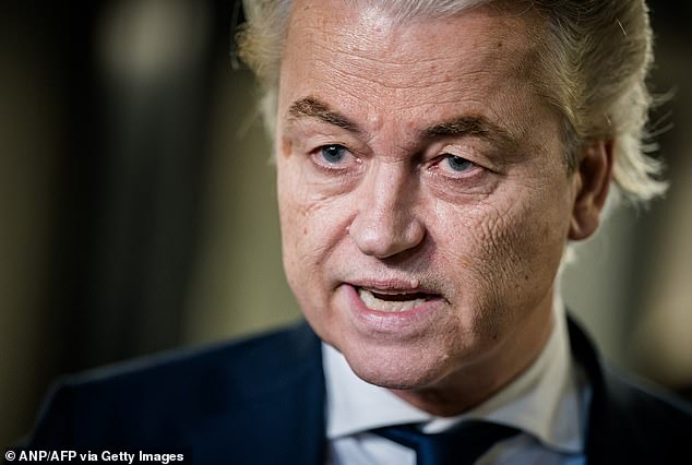 The idea is emerging as an area of ​​possible consensus as the country's four largest political parties struggle to reach a coalition deal following the victory of Geert Wilders (pictured) in October's general election.