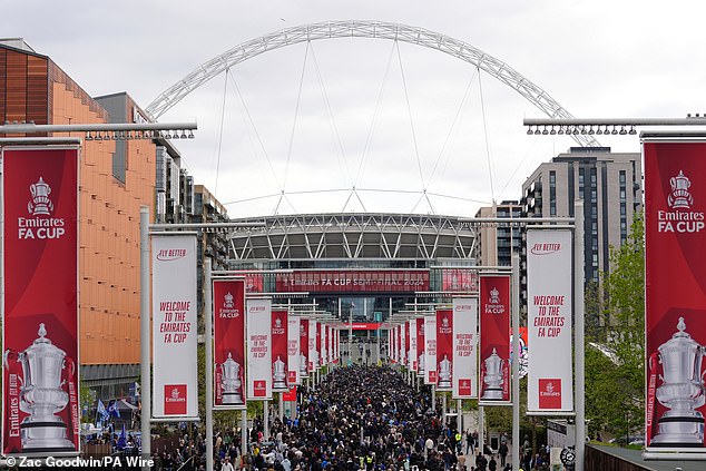 Wembley Stadium to host FA Cup semi-final between Man United and Coventry