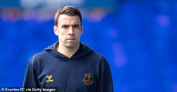 LIVERPOOL, ENGLAND - APRIL 21: Seamus Coleman of Everton arrives before the Premier League match between Everton FC and Nottingham Forest at Goodison Park on April 21, 2024 in Liverpool, England. (Photo by Emma Simpson - Everton FC/Everton FC via Getty Images)