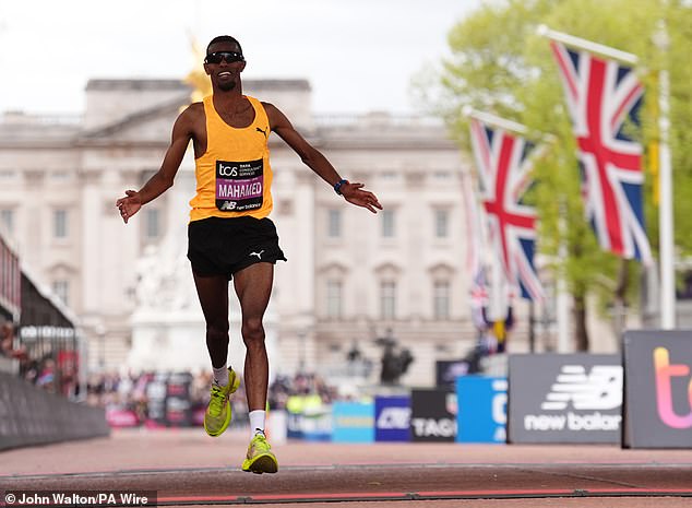 Fellow Briton Mahamed Mahamed finished fourth with a qualifying time for the 2024 Olympics.