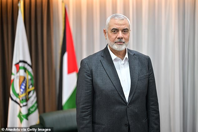 His brother Ismail Haniyeh (pictured) is based in Qatar, as are other Hamas officials.