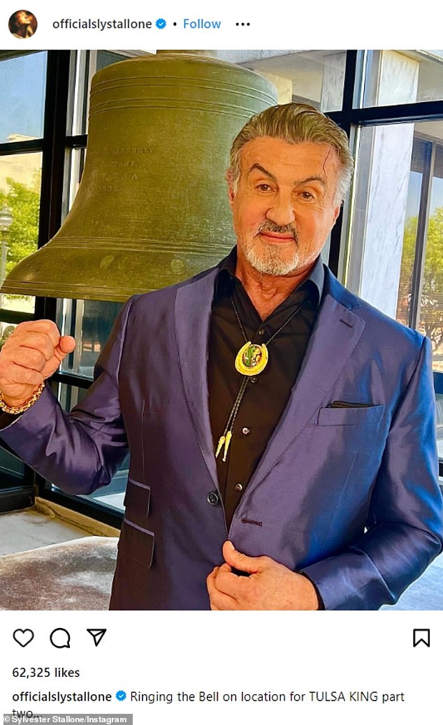 Stallone, who reportedly mocked the background actors' appearance in Tulsa King, has been hard at work reprising his role in the second season of the Paramount+ comedy-drama as mob boss Dwight 'The General' Manfredi.