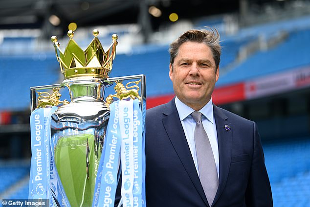 Richard Masters may have to head to the Etihad Stadium again as part of the trophy presentation if Manchester City win the title this season.