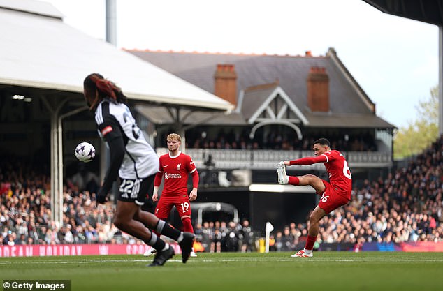 Trent Alexander-Arnold scored a stunning free kick to get Liverpool up and running at Craven Cottage.