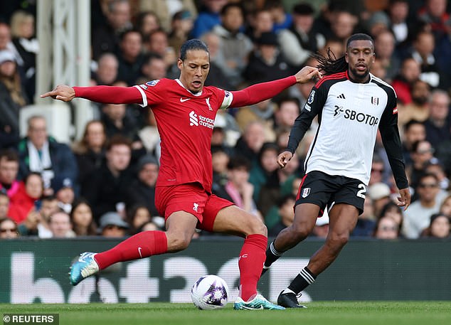 Virgil van Dijk was an imposing presence as always in Liverpool's defense while Fulham's players looked scared to face him.