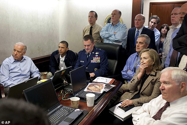 Obama and his cabinet witnessed the assassination of Osama Bin Laden in 2011. Shy coordinated the US government's strategy to combat Al Qaeda terrorists and the Taliban.
