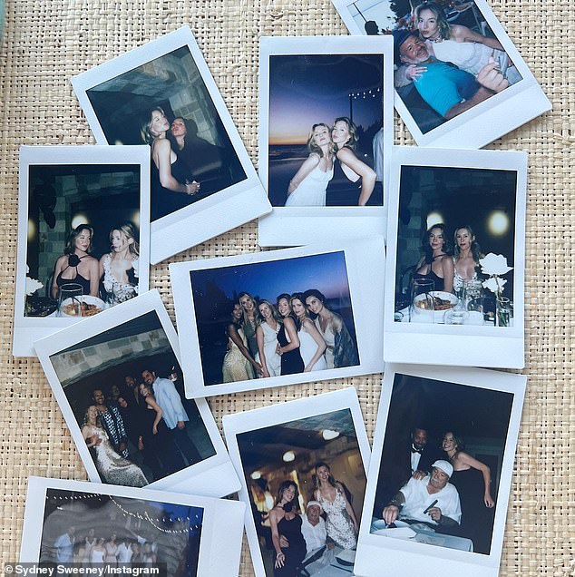 Sydney tagged her friends Kelley McCartney, Karina Kovsky, Hadley Robinson, Morganne Wray and Anastasia Lupu in Polaroid photos from their trip.