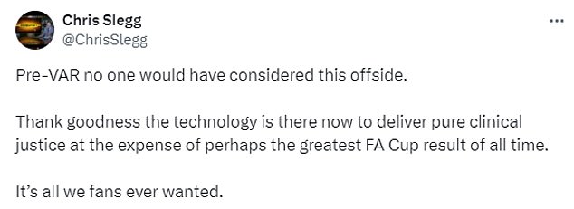1713741922 480 Fans claim VAR ruined one of the greatest FA Cup