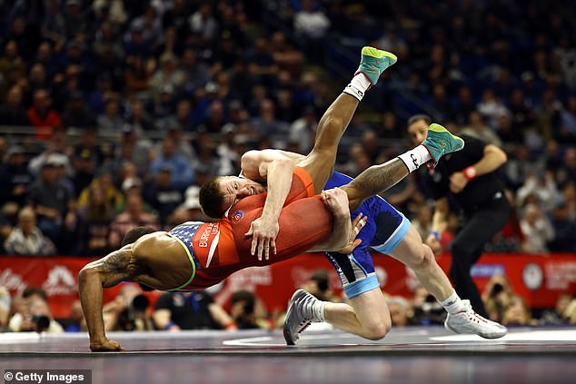 Wolf beat the 35-year-old 2012 London gold medalist and could end Burroughs' career.