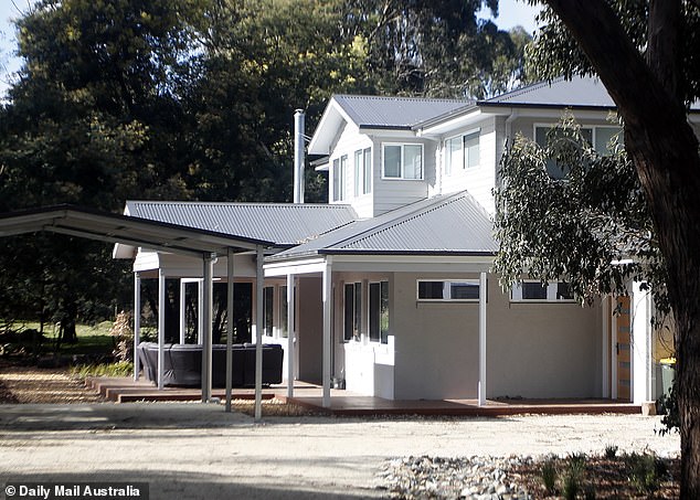 The Leongatha house where Erin Patterson is accused of murdering her estranged relatives