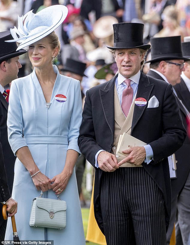 Lady Gabriella Windsor and Thomas Kingston appear at Royal Ascot in June last year.