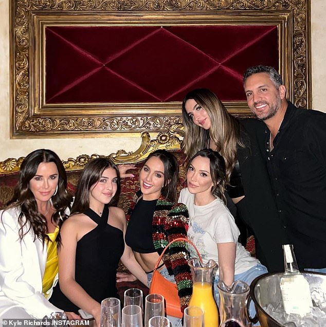 Richards has a daughter with her ex Guraish Aldjufrie and three daughters with her ex-husband Mauricio Umansky.