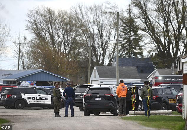 Authorities are called to the Swan Creek Boat Club after a driver crashed a vehicle into a building where a children's birthday party was being held.