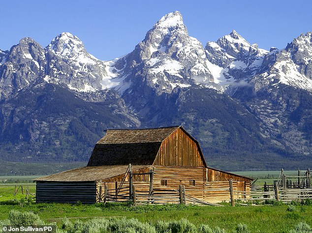 Pictured: The Teton Range in Wyoming with peaks approaching 14,000 feet