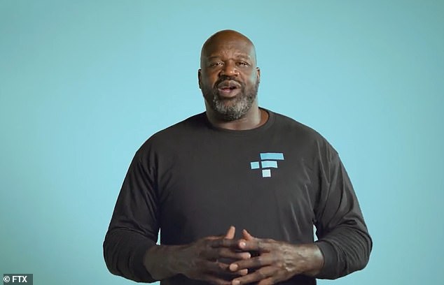 Shaq put on an FTX-branded sweater and said: 