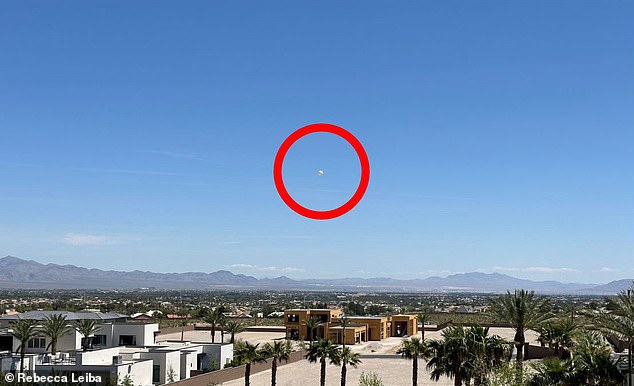 In Lone Mountain, houses must be no higher than two stories.  The 216-foot temple would dwarf all the buildings in the area.  To illustrate how much taller the temple would be, some residents floated a balloon 216 feet high in the air on Saturday.