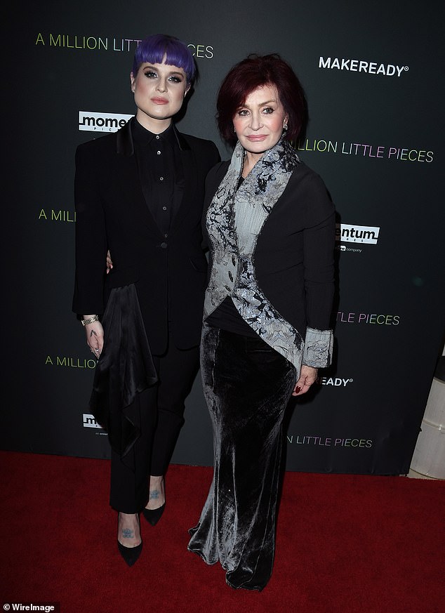 'I know everyone thinks I took Ozempic.  I didn't take Ozempic.  I don't know where that came from.  My mom took Ozempic,' she told Extra in a new interview;  seen with mom Sharon Osbourne in 2019