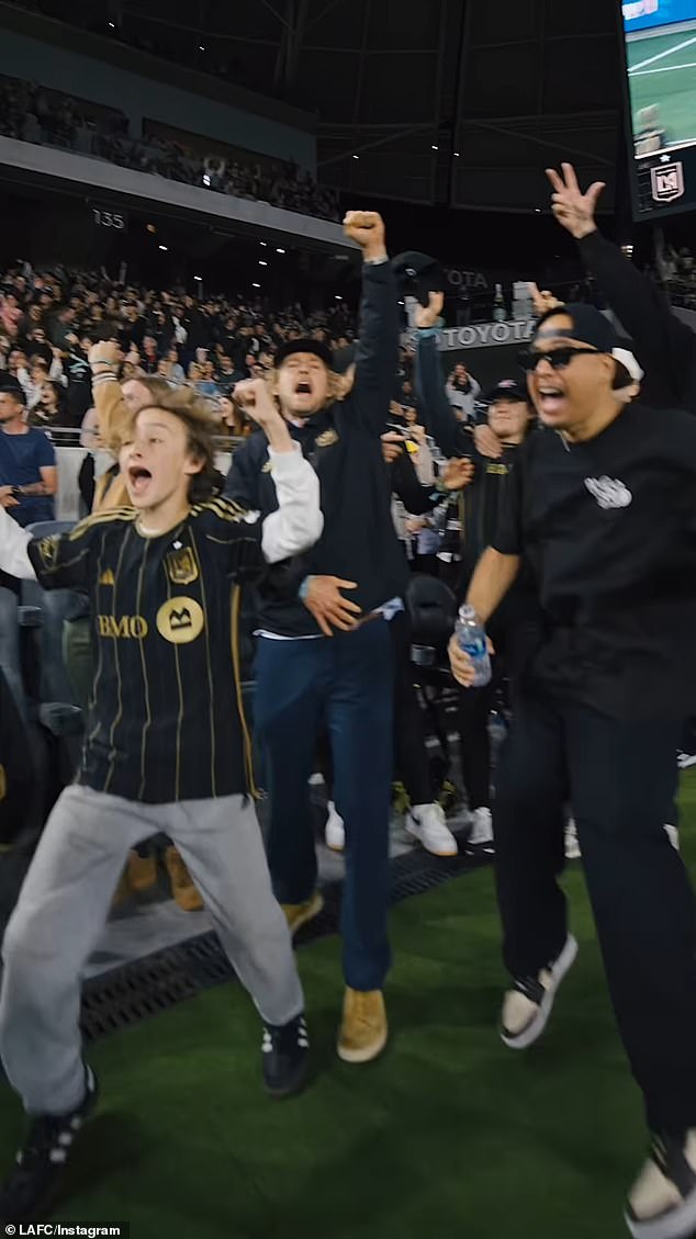 LAFC has attracted several notable stars to its stadium in Los Angeles' Exposition Park neighborhood, with Wilson being the latest to appear in the photo.