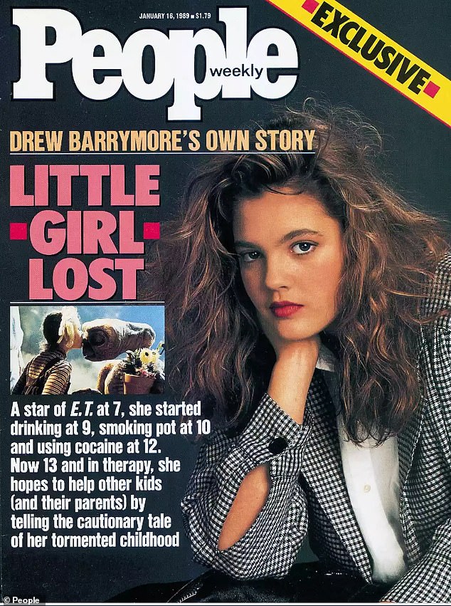 Beginning her acting career in early childhood, the Hollywood icon made a significant mark with her role on ET.  Pictured on the cover of People magazine in 1989.