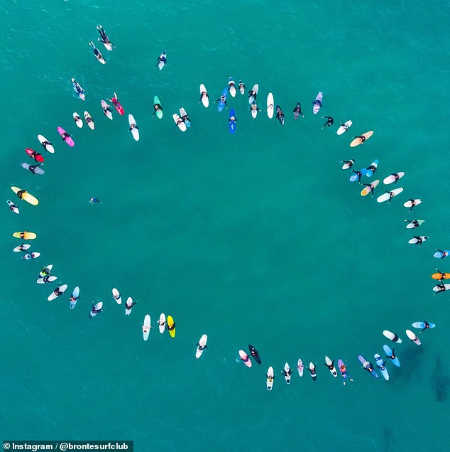 Community paddling at Bondi Beach will be supported by local sporting organisations, including the Brontë Surf Club, of which Ms Young was a member.