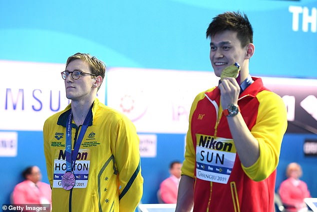 Australian swimming star Horton criticized China's Sun Yang during his career.