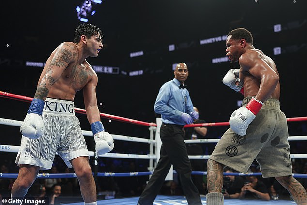 Garcia defeated Devin Haney on points during an exciting fight in Brooklyn, New York.