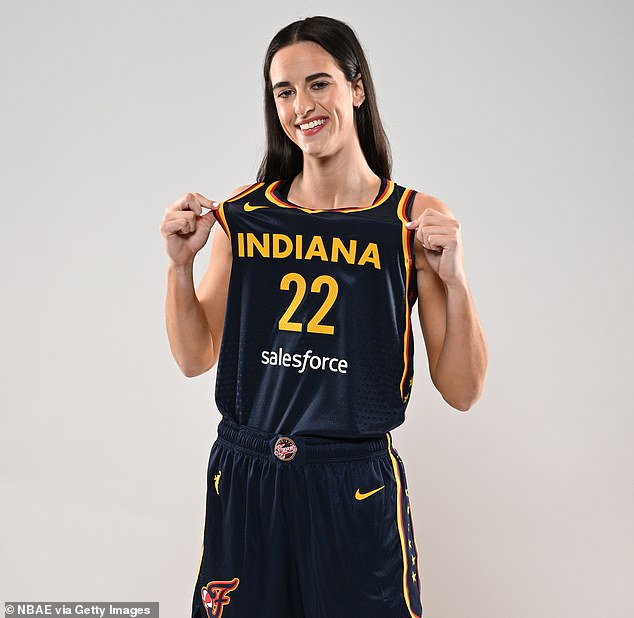 Clark was selected first overall by the Indiana Fever in this year's WNBA Draft.