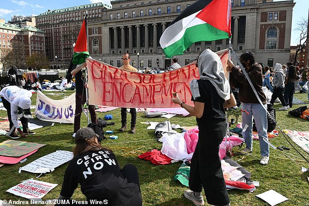 Columbia University canceled all in-person classes Monday amid escalating anti-Israel protests that have sparked fear among Jewish students.