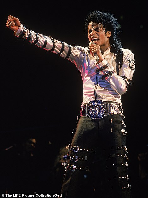 Michael, pictured in 1988, embarked on an international tour in promotion of the hit album.