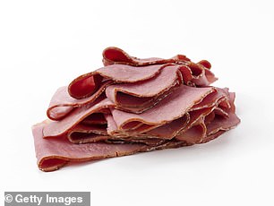 Cold meats were also on the list.