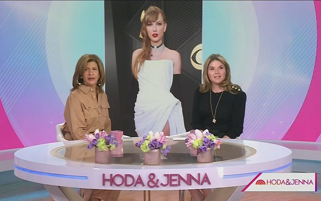 Hoda and Jenna were discussing a song from Taylor Swift's new album called Fortnight.