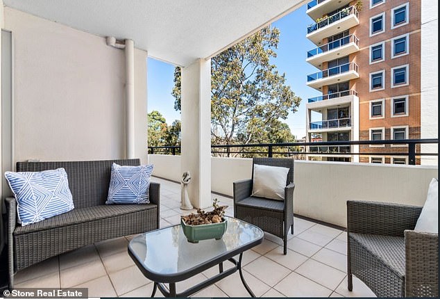 Young Australians on a tight budget who buy a small apartment in a more exclusive postcode rather than a house in a less upscale area are less likely to strike it rich (pictured is a unit that sold for $539,000 in October 2019).