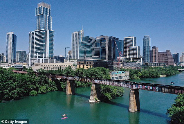 Lady Bird Lake is a popular destination in Austin for water activities, including kayaking.