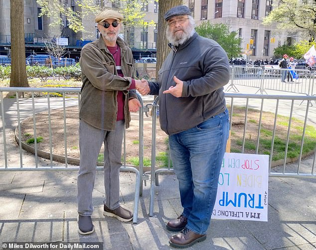 Vinny was joined by Richie S, who admitted he didn't like Trump and wanted him to be held accountable, but the two were able to come together in a show of unity among New Yorkers.