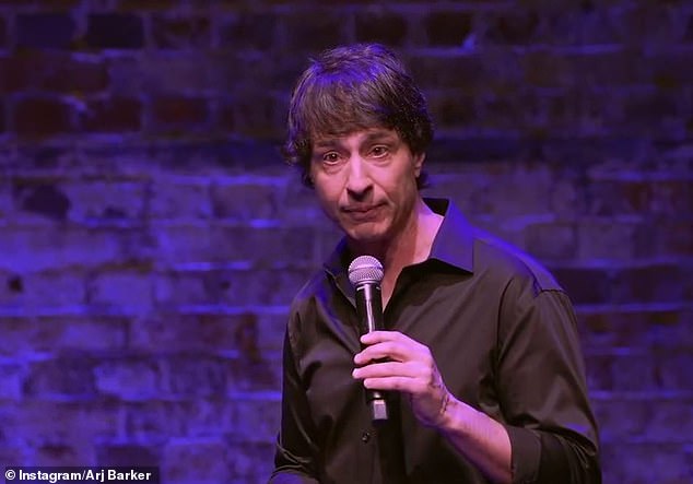 Arj Barker said baby Clara should not have been allowed on the 15+ show
