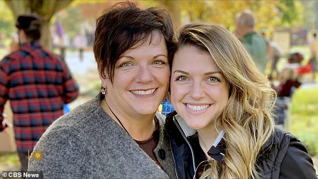 Her daughter, Kelly Gowe (right), received a call from a federal agent notifying her that her mother had been the victim of a scam.