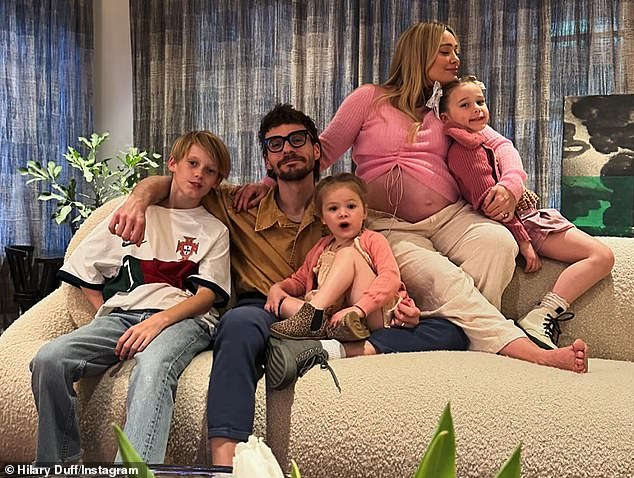 Duff revealed she was hoping to welcome a fourth child by sharing an image on her Instagram account in December last year.