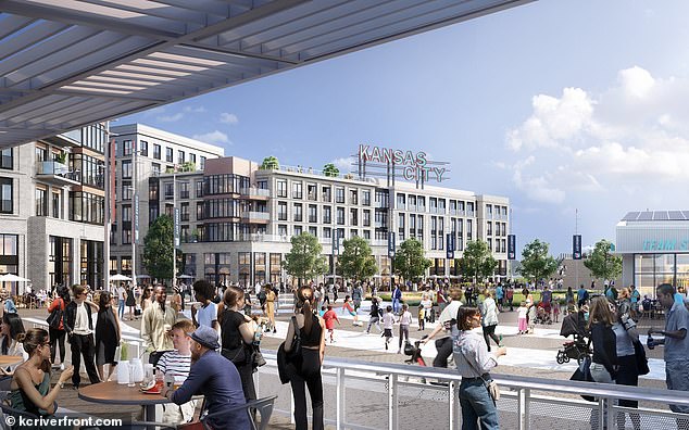 The public space will host food festivals, movie nights and live music, the team said.