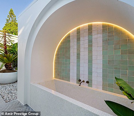 The incredible house, called La Rosa, is located on the island of Capri, in the middle of Surfer's Paradise, and broke a record in the suburbs after it recently sold for $4 million.