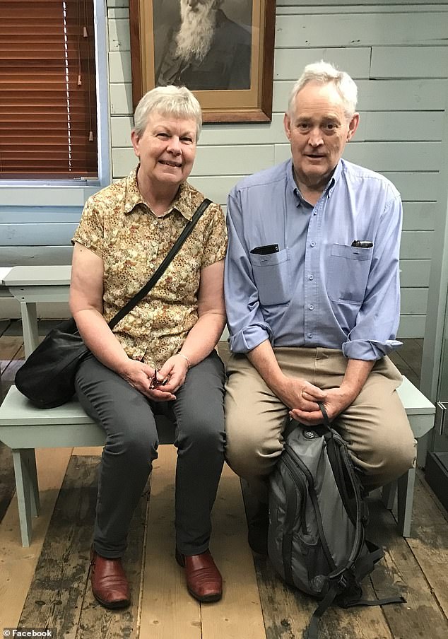 Pastor Ian Wilkinson (right) survived the meal but his wife Gail (left) died.