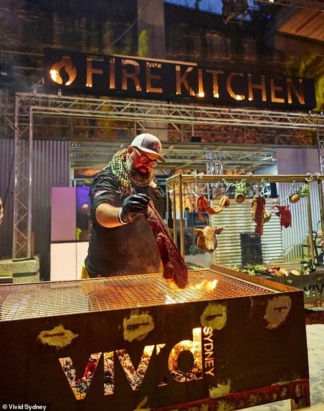 Vivid Fire Kitchen (pictured) will return this year to serve fire-cooked meals.