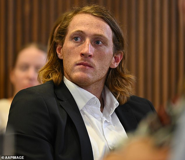 Collingwood premiership defender Nathan Murphy attended the speech, days after announcing his retirement from the AFL due to ongoing concussion issues.