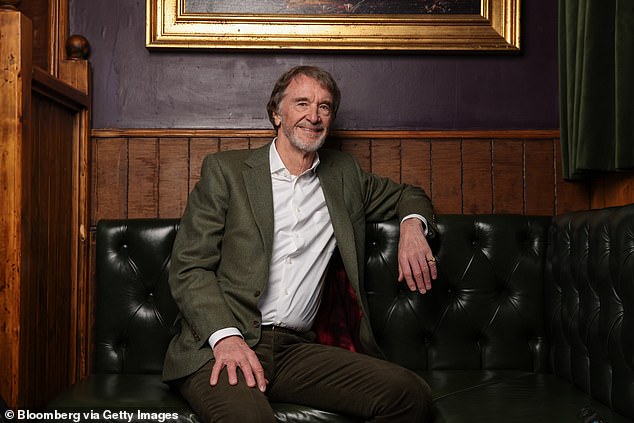 New co-owner Sir Jim Ratcliffe wants Man United to diversify its revenue streams.