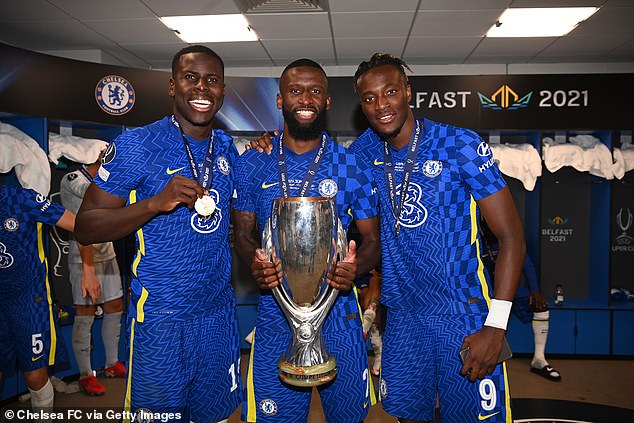 Former players Antonio Rudiger (center) and Tammy Abraham (right) could still be identified as persons of interest.