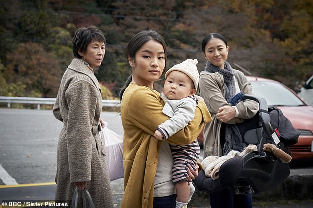 Returning from her music hiatus, the actress (centre) landed a role in the 2019 BBC crime series Giri/Hagi.