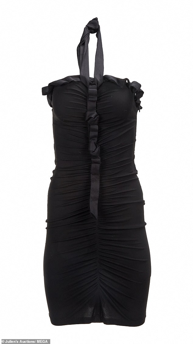 For sale is a black Fendi dress custom made for the late Amy Winehouse for a Fendi event in Paris
