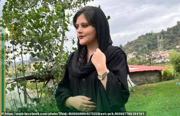 Mahsa Amini dies after being detained by the moral police for her appearance.  She was visiting the Iranian capital with her family.